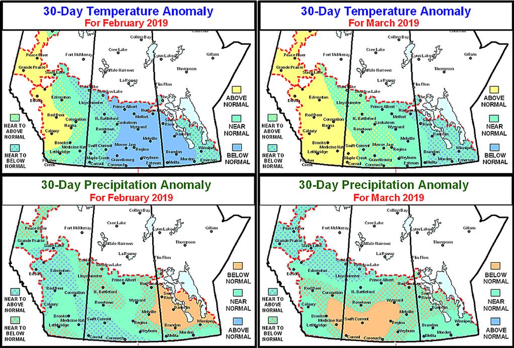 PAGE 3 February Precipitation Unlikely To Have Much Benefit February weather across the Prairies will be similar to that of last November.