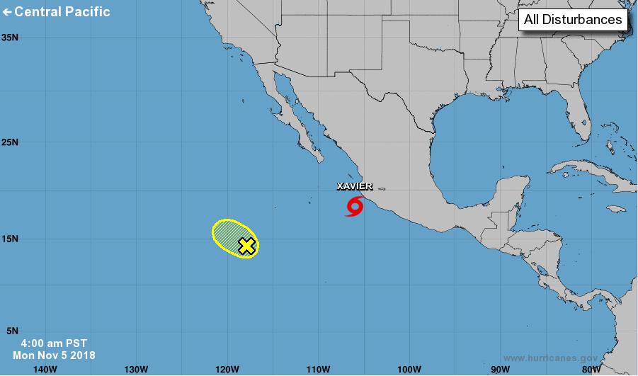 EST) 105 miles WSW of Manzanillo, Mexico Moving NW at 3 mph Maximum sustained winds 60 mph Weakening is forecast during the next