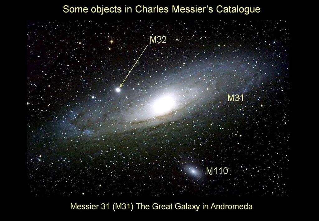 The modern image above shows Messier 31 (M31) known as the Great Galaxy in Andromeda.