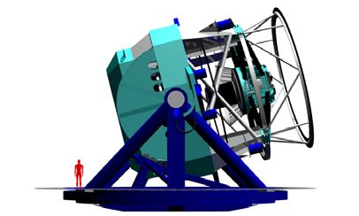 LSST and NEOs 355 Figure 1. The left panel shows baseline design for LSST telescope, current as of April 2006. The telescope will have an 8.