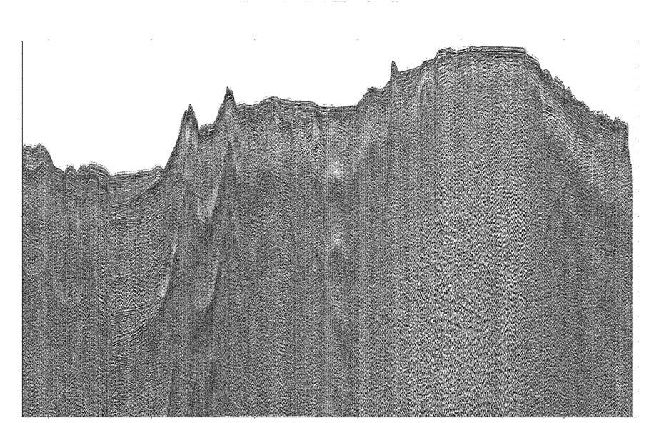T. Tsuru et al. (b) South KR- Line KR- (Filtered Stack : CDP -) North CMP No. Figure : (Continued).