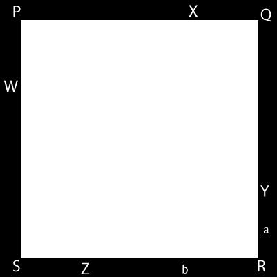 * denotes a difficult question Notice that since WXYZ is a square, its sidelength c is the same all around.