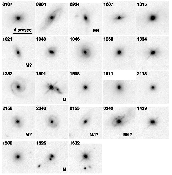 Late-type galaxies (>15/40)?