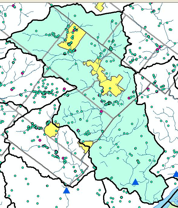 Flood Insurance Claims Pennypack Watershed Damage Areas Based on Flood Insurance Claims 1978 to 2007 This slide shows areas with the highest density of flood insurance claims during the past 30 years.