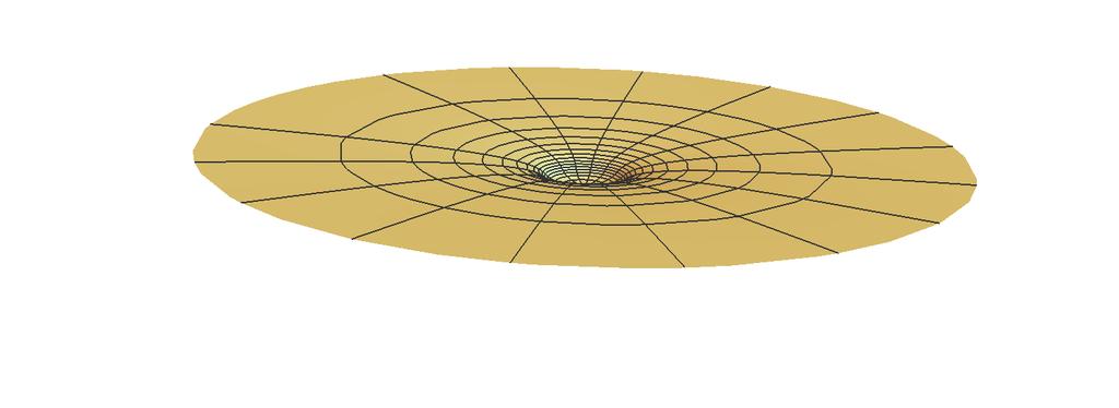 Figure 3: The schematic diagrams for an evaporating black hole that ends up with a Planck-scale internal space, from left to right in time sequence.