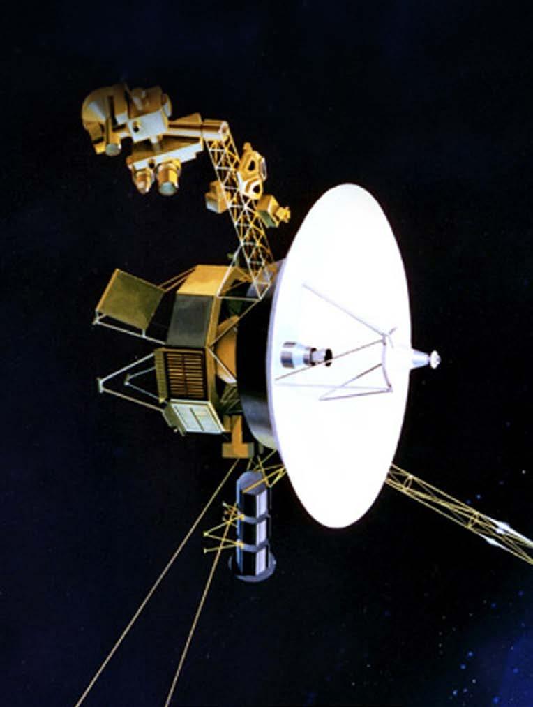 Create a scale model that represents part or all of Voyager 1 or