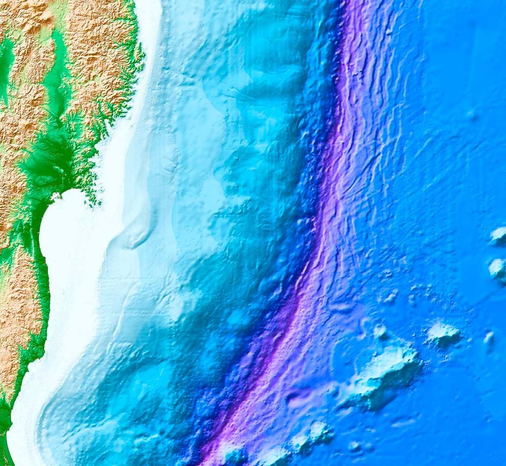 Figure 1. Bathymetric map showing locations of ocean bottom seismographs (inverted triangles) deployed on the outer slope of the Japan Trench for this study.