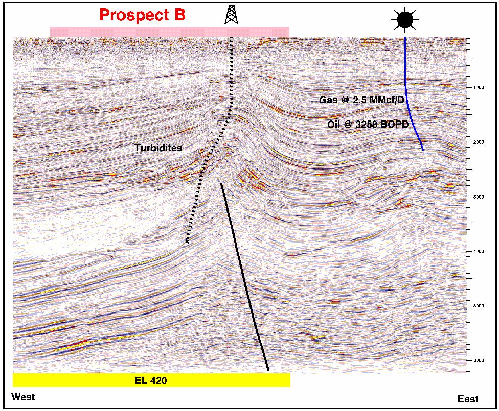 MACKENZIE BAY KUGMALLIT Turbidites RICHARDS TAGLU Fig. 5: Canyon-filled Channel/Levee/Fan turbidite play from the offshore BMB 3D seismic survey.