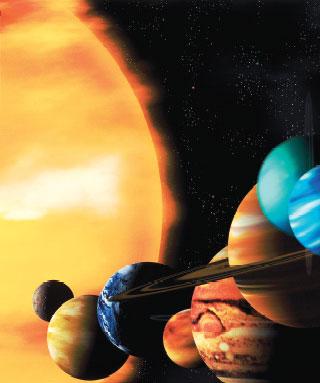Non-fiction: Explore Space Explore Space Our Solar System Our solar system is made up of the sun and eight planets. A planet is a large ball made of rock or gas.