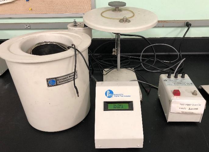 Experiment 12 Bomb Calorimetry Pre-Lab Assignment Before coming to lab: Read the lab thoroughly. Answer the pre-lab questions that appear at the end of this lab exercise.
