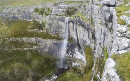 How was Malham cove formed? How was the limestone pavement on top of malham cove formed?
