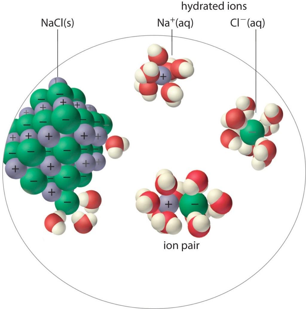 Acid Strength H 2 O NaCl(aq) Na + (aq) + Dissocia'on of sodium chloride in
