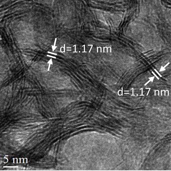 Fig. S1 HRTEM image of the as-prepared MoSe 2 flower-like assemblies