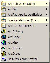 Start Menu - ArcGIS In this first lesson you will be using