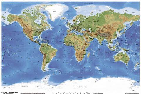 From Globe to Map A map is a graphic representation of geographic information on a flat surface.