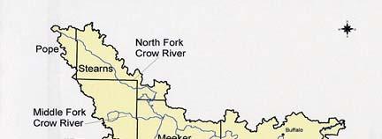 The Crow River Watershed What is a Watershed? "An extent of land where water from rain or snow melt drains downhill into a body of water, such as a river, lake, dam, estuary, wetland, sea, or ocean.