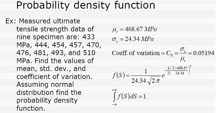 2-2 Statistical Parameters 2-3 Probability