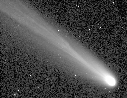 Comet Tails Solar Wind