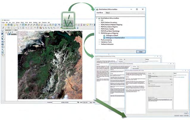 decisions based on full GIS framework with extensive mapping and reporting functionality Tested on Cloud platform for operational large-scale processing and application The GlobWetland Africa Toolbox