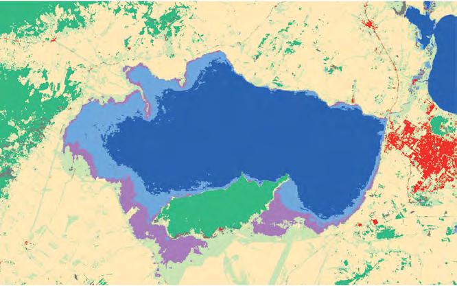 Historical analysis allows obtaining a synoptic view of the main changes occurring in the wetland areas, whether they are of natural or anthropogenic origin.