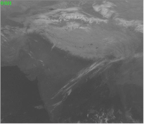 Clouds observed w/weather Satellite and ground-based CloudMon Weather Satellite, FY2-D in IR(10μm) MIR Cloud Monitor Camera (7-14μm) Ground-based