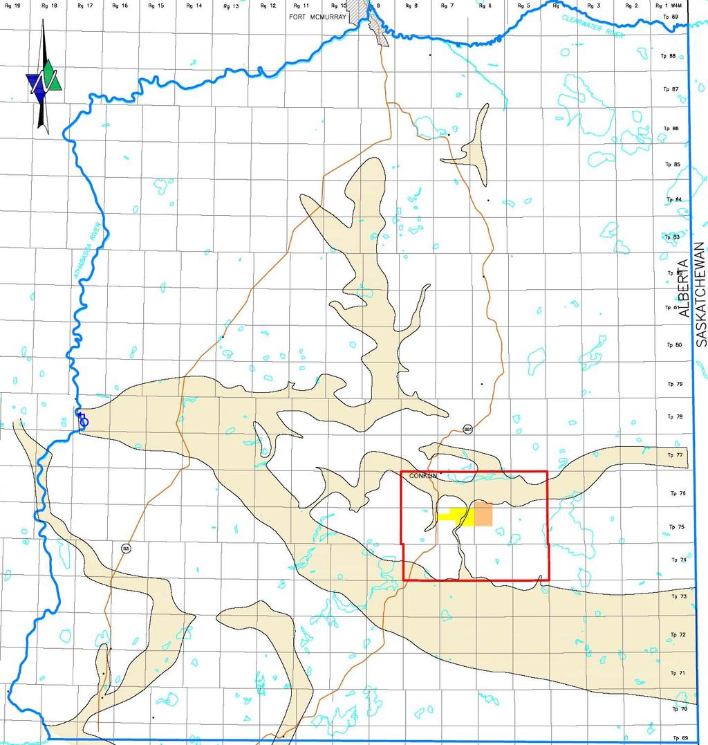 Channel Sand Aquifer Extent Fort McMurray
