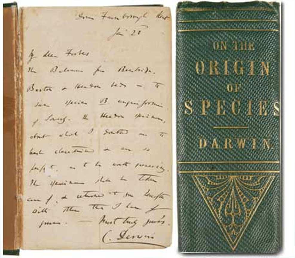 Darwin s The Origin of Species was published on November 24 th, 1859.