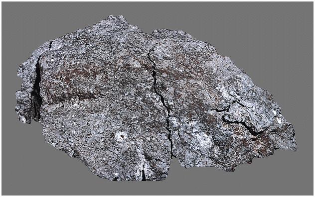 anorthosites Less dense than basalt breccias Different rocks fused