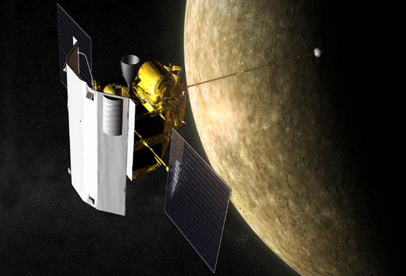 Recent mission NASA spacecraft MESSENGER (MErcury Surface, Space ENvironment, GEochemistry, and Ranging) launched in Aug. 2004.
