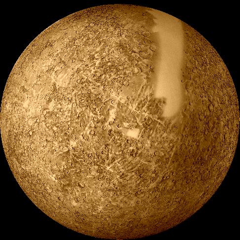 Mercury's surface Mariner