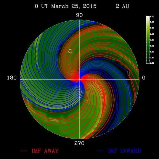 Part 3 : CME Propagation Model - HAF Source Surface field SW