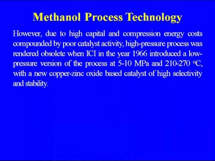(Refer Slide Time: 33:48) So, some of the, these are the some of the advantage of the methanol while methanol that is being prefer as, as oxygenate in the fuel.
