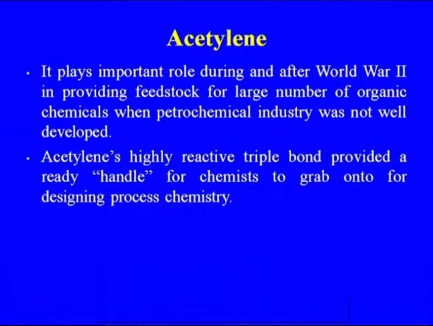 acetylene is not only made by the, your this calcium carbohydrate, but also the acetylene can be made from the methane root.