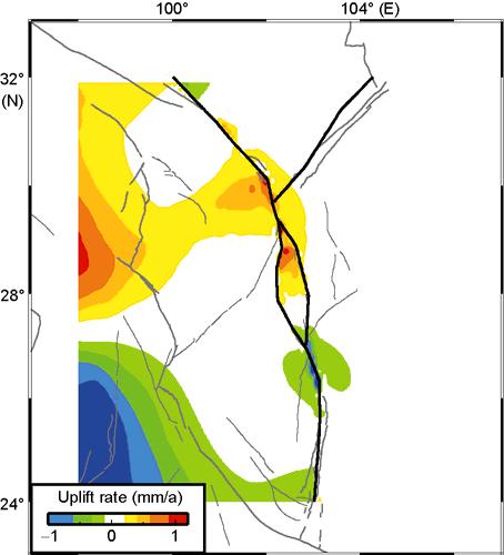 WANG Hui, et al. Sci China Earth Sci January (2010) Vol.53 No.1 11 the fourth model, slip rate on each fault segment of the Xianshuihe-Xiaojiang fault zone decreases about 0.