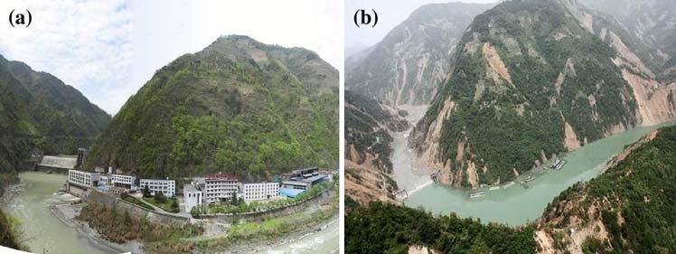 380 Q. Xu et al. Fig. 5 The distribution of some of the landslide dams triggered by the Wenchuan earthquake (source: Institute of Mountain Hazards and Environment in Chengdu) Fig.