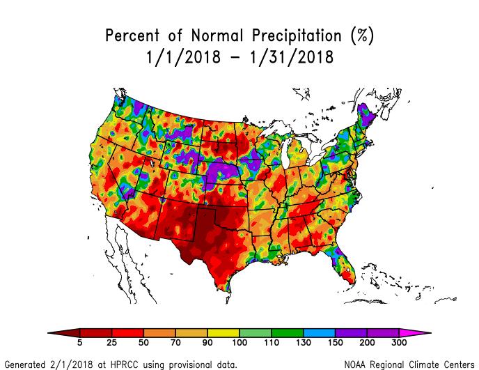 The cool pattern continued across the West in March as the western half of the country alternated between cool, wet trough episodes and a breezy westerly flow persisted.