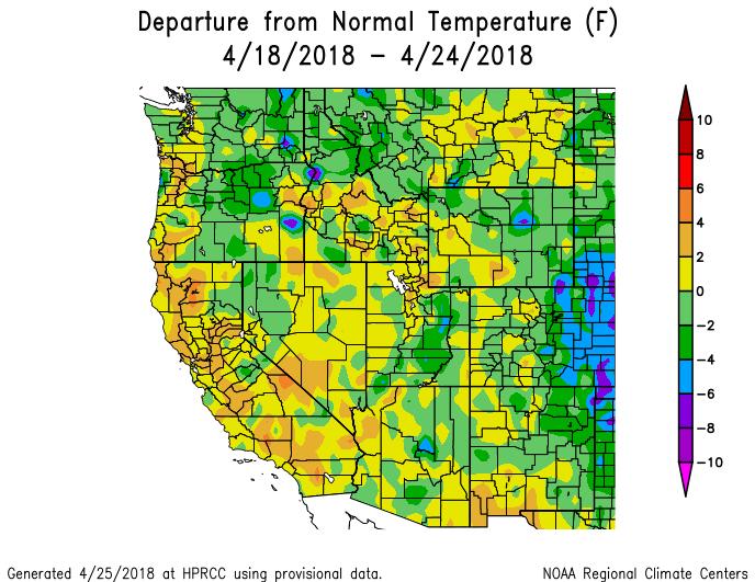 The above images are available courtesy of NOAA s Evaporative Demand Drought Index (EDDI).