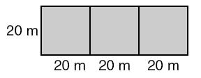 Example Area of a rectangle: One wing of a building contains three rooms that are identical in