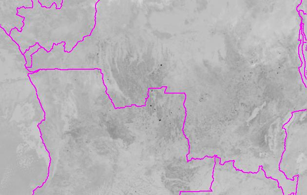 Wild Fires Diurnal cycle of fires Kongo and Angola