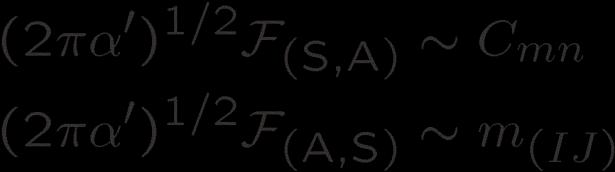 Under the zero-slope limit, is kept finite.