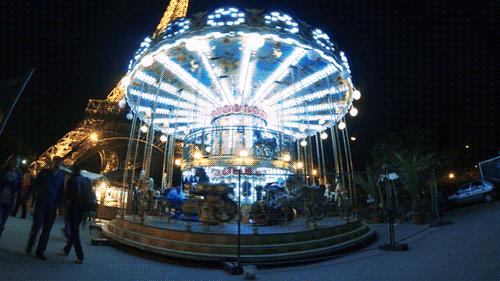 Circular motion What are the period and speed of a person on a carousel if the person has an acceleration with a