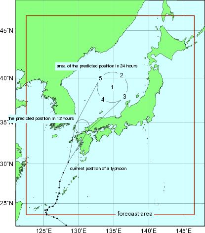 Runs for 5 possible typhoon tracks The model runs for 5 possible tropical cyclone tracks to cover a major set of scenarios. 1.