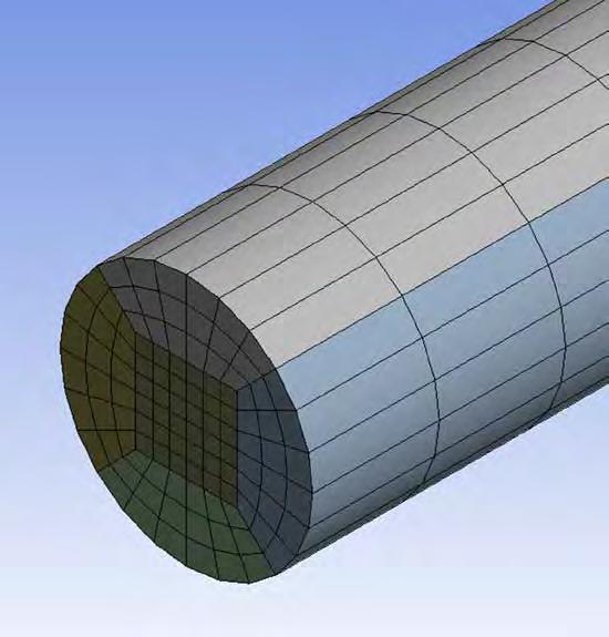 13 th International LS-DYNA Users Conference Session: Electromagnetic Figure 6. Finite Length Model Detail of Wire Mesh The ANSYS and LS-DYNA models are shown in Figure 7.