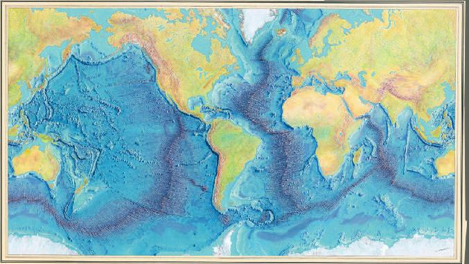 Physiographic map of the world We all see this fit