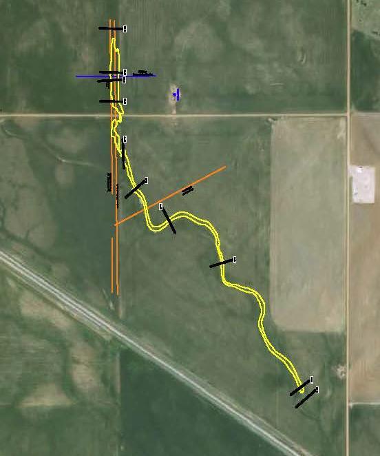 Oklahoma Site: Extent of Visual Impacts and Resistivity