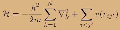 Hamiltonian: unity in diversity Neutron matter 1 S0 channel of AV18 later AV4 a = -18.