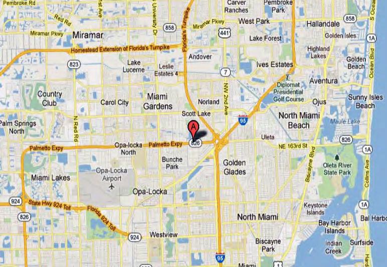 Gardens FL 33169 Four Office Buildings Totaling ± 50,889 Square Feet For Sale at the Golden Glades Office Park Offered at $6,000,000. ($117.