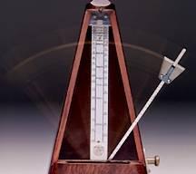 11. A metronome is a music tool which helps players with rhythm and tempo.