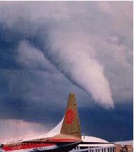 Tornadoes What is the typical size of a