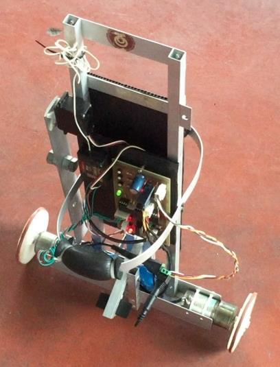 Figure 1. he DW 1.0 two wheeled mobile robot. Figure.